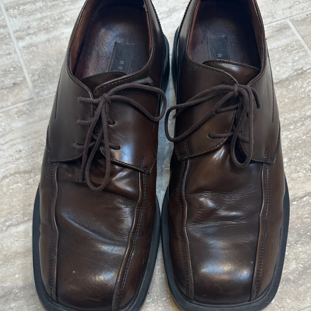 Kenneth Cole Reaction Dark Brown Men's Oxfords size 10 1/2